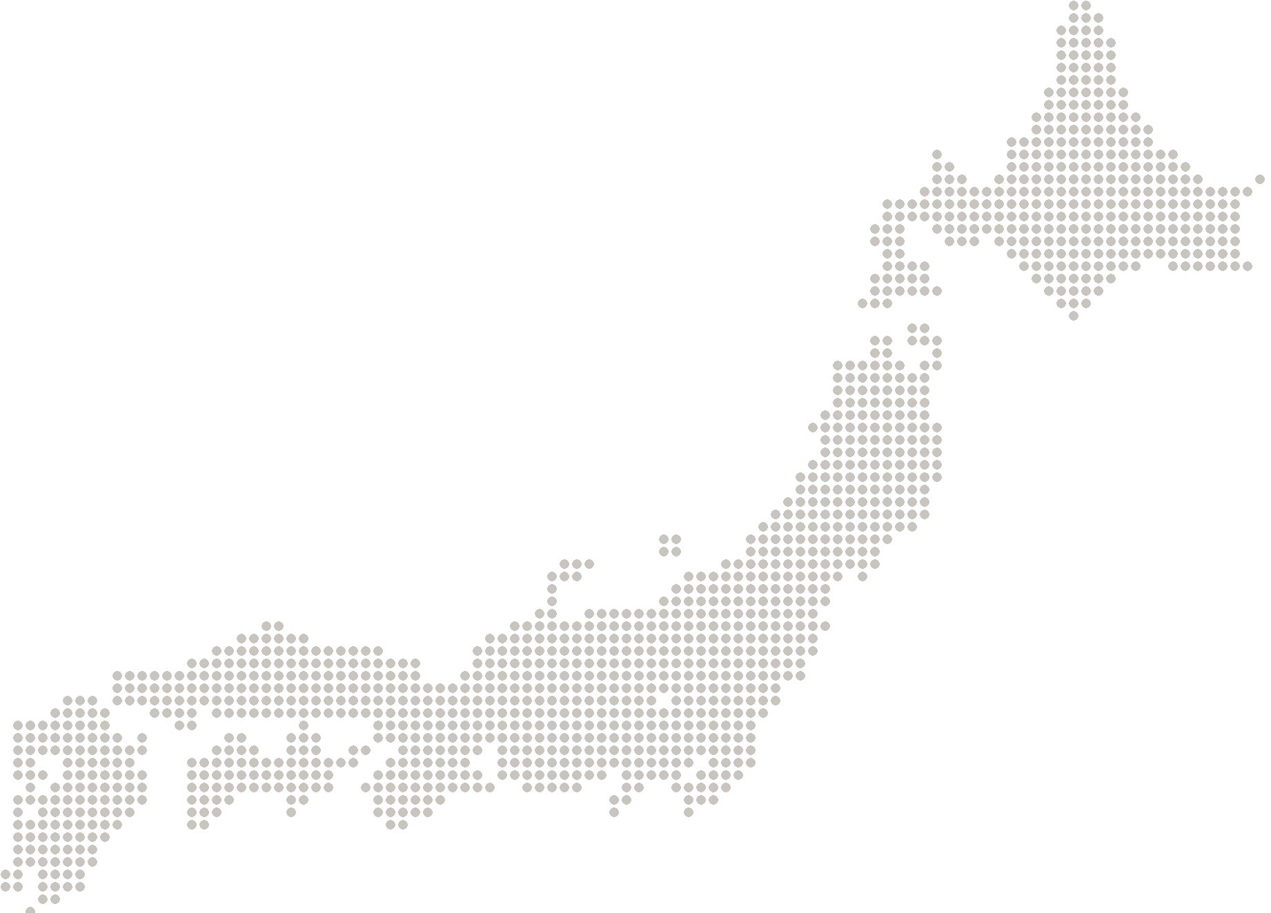 日本地図（拠点の場所）